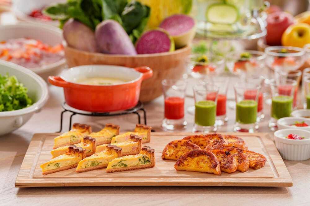 朝食ビュッフェ