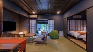 【1階2間-檜風呂-】温泉露天付ツインルーム