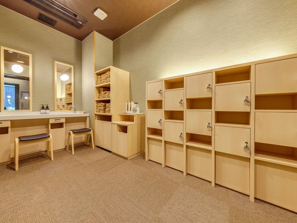 大浴場の脱衣所