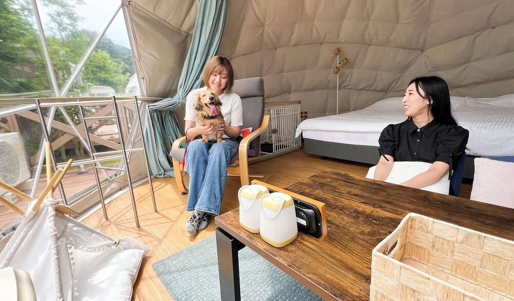 ドームテントサイト一例 / 5