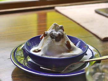 「茶房 天井棧敷」 料理 13308742 絶品スイーツ「モンユフ」
