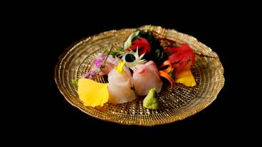 ディナーコースのメニュー例1 / 2