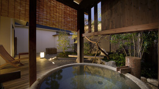 和室7.5帖+ツインベッド 庭園露天風呂付き (Aタイプ)