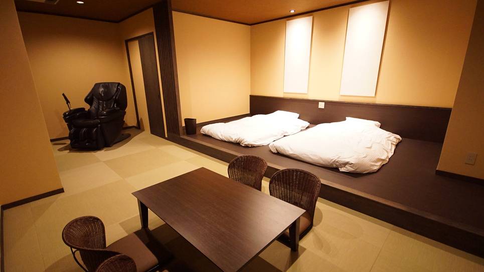 露天風呂も楽しめる
全7タイプの客室 / 4