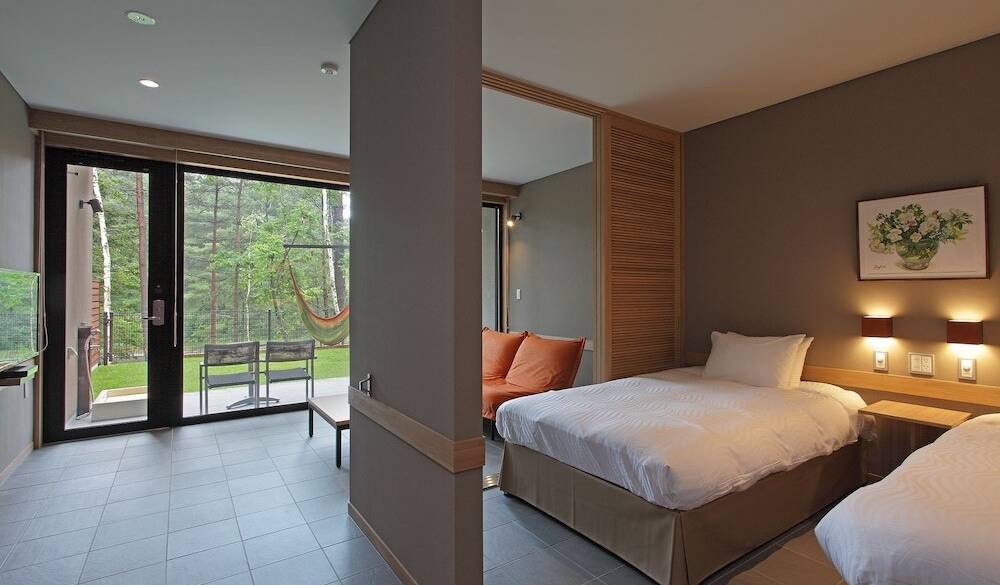 自然豊かな
ドッグラン付きの客室 / 3