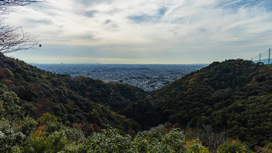 箕面から大阪市街を眺める / 1