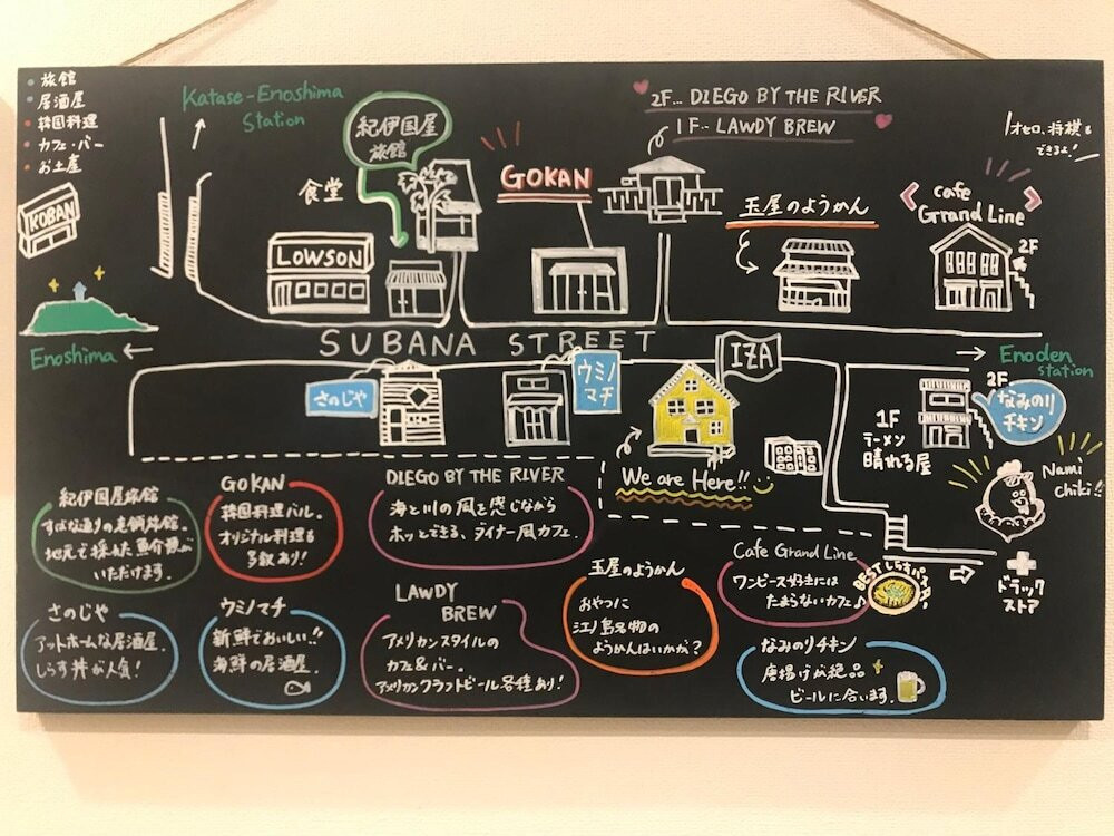 宿泊施設の地図