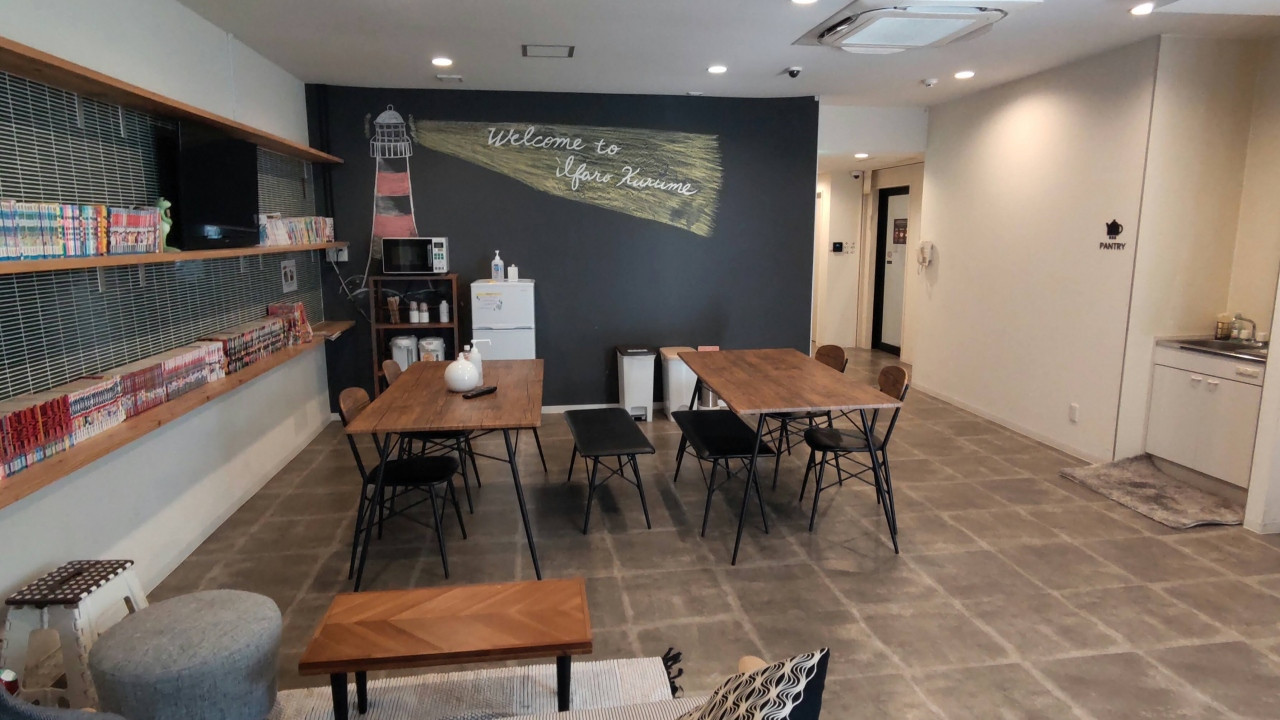 私が泊まっていた4階の公共スペース