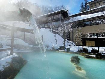 白骨温泉で雪見風呂ならこのお宿：「白骨の名湯　泡の湯」960842