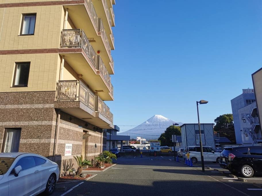 ホテルから富士山が良く見えます