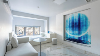 Minimalist Zen Art Room “From one stroke” by Mina Katsuki