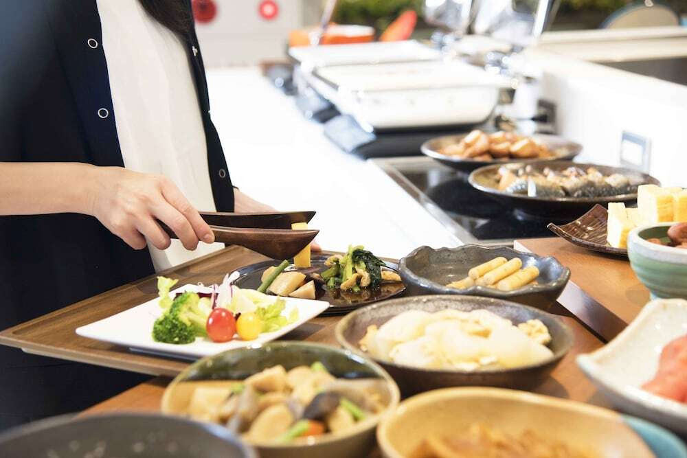 朝食ビュッフェ