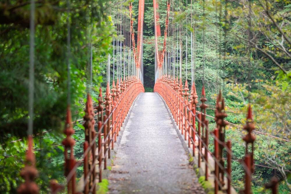 我谷ダム吊り橋