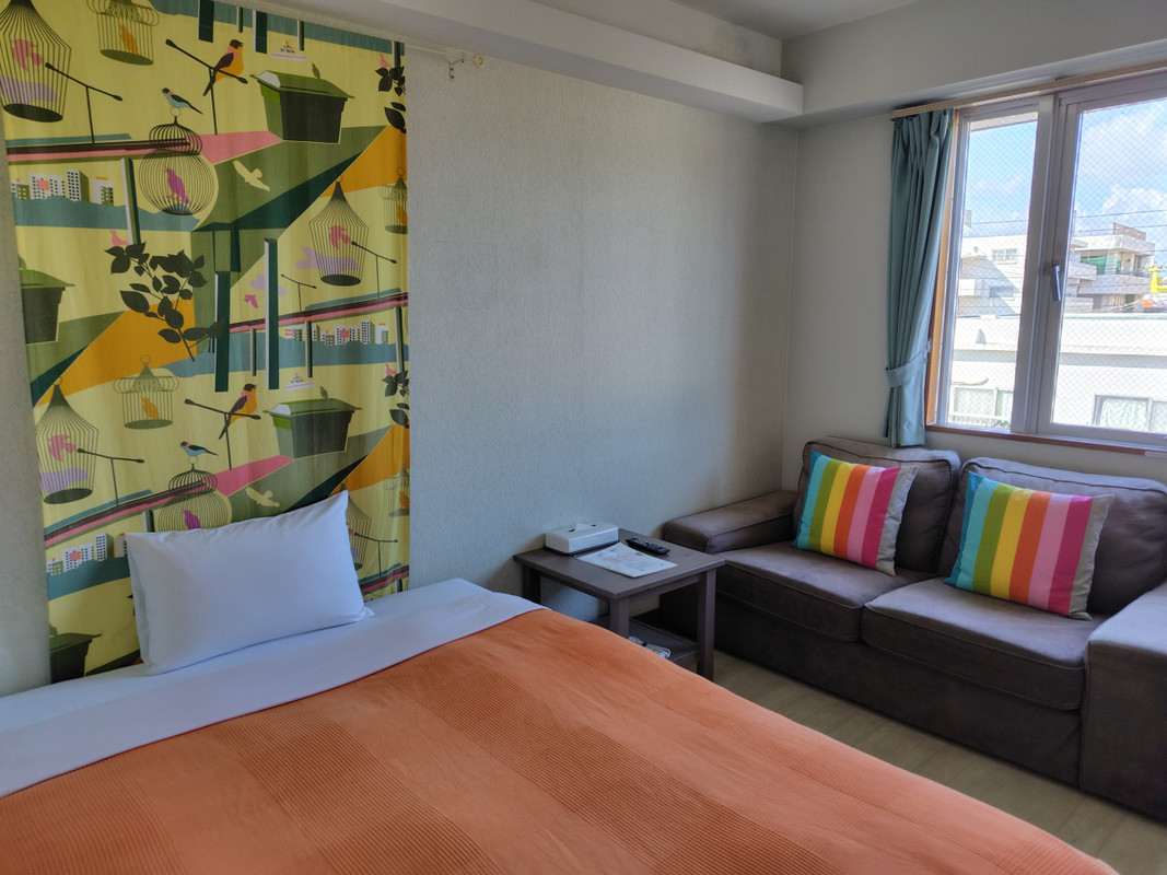 ソファーがゆったりしてました。