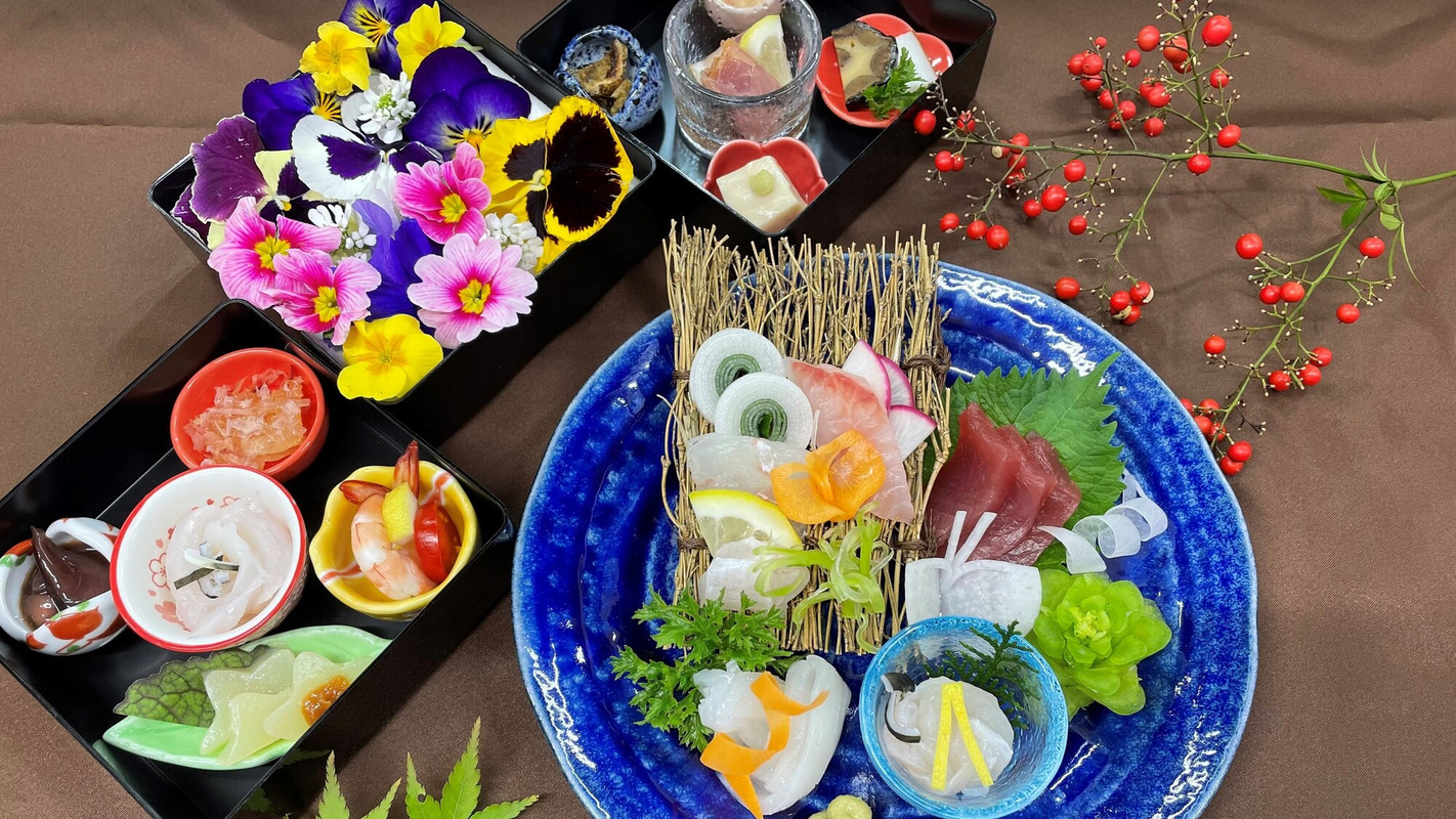 夕食のお造り