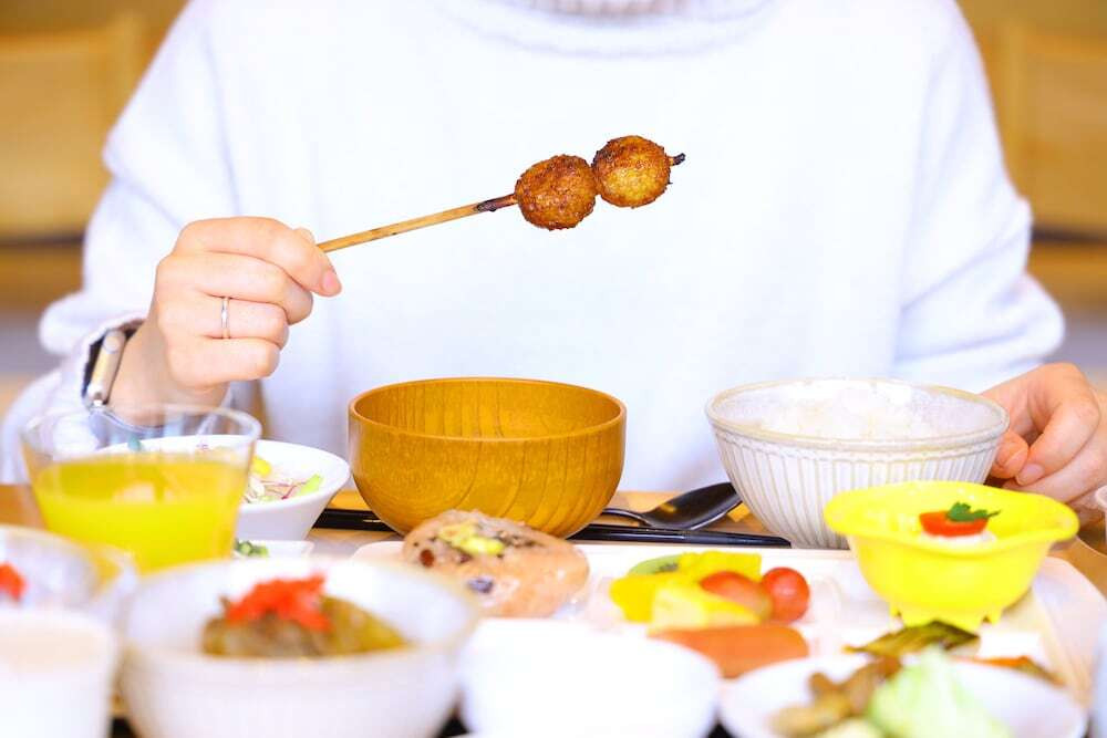 朝食ビュッフェ