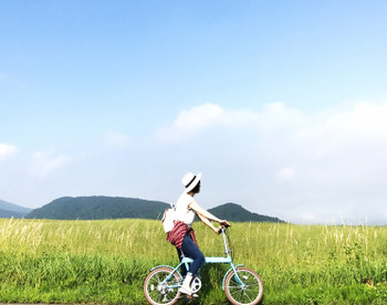 モニプラで当選した折りたたみ自転車でぶらりサイクリング〜♪