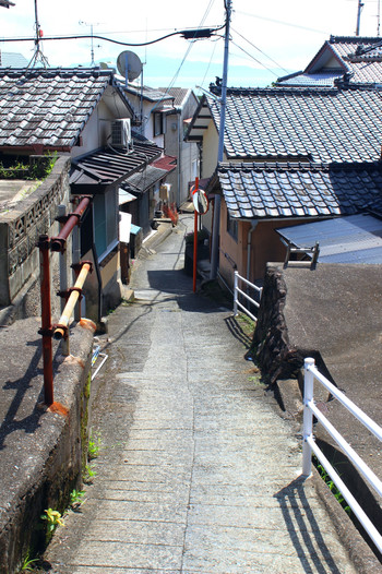 湯島 漁村の路地