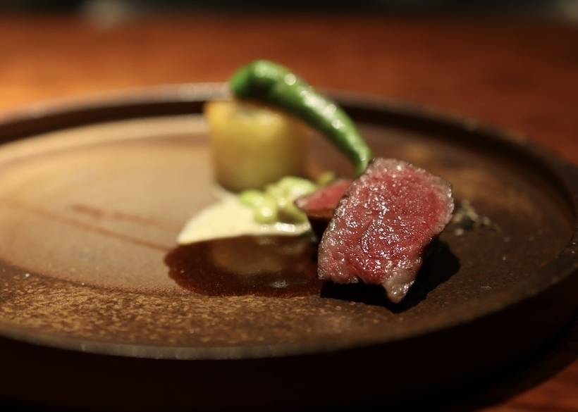 夕食一例　肉料理 / 3