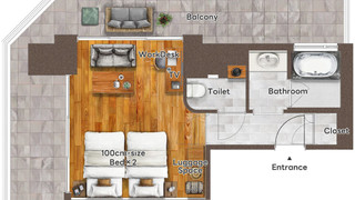 スーペリア ツインルーム (Terrace Twin)