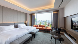 プレミア ルーム シングルベッド 2 台 禁煙 シティビュー