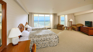 オーシャンビュー コーナールーム 禁煙 (3歳-5歳の添い寝追加料金 1泊1名2200円 現地払い)