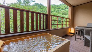 天然温泉露天風呂付デラックスツイン(滞在時間16時~12時/夕食20:00~) 禁煙