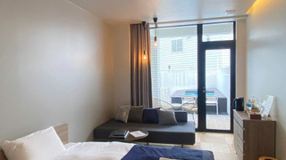 104 (禁煙)ガーデンツイン&ソファーベッド(シャワーのみ)