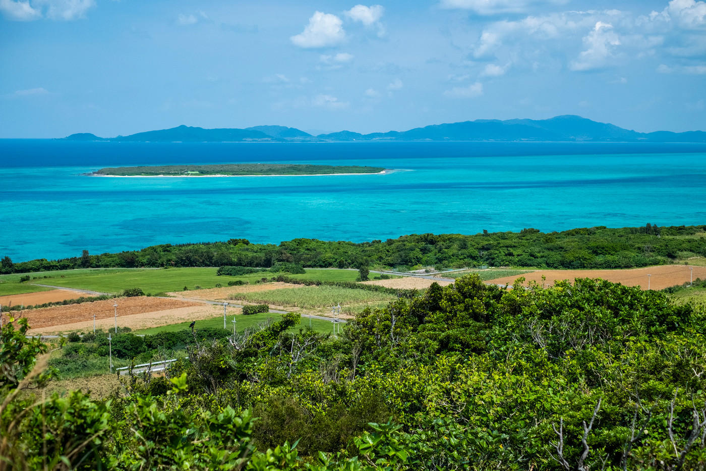 おきなわ 風景 小浜島の大岳からの眺め