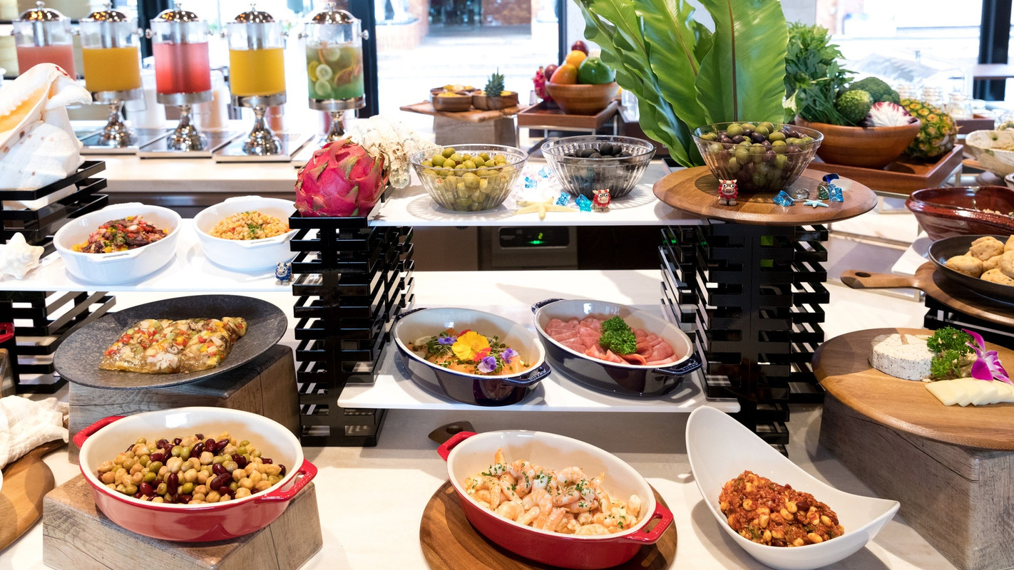 朝食ビュッフェ 料理