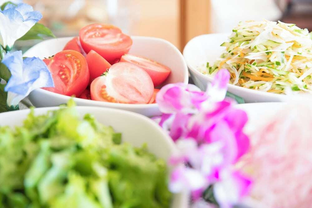 朝食ビュッフェ