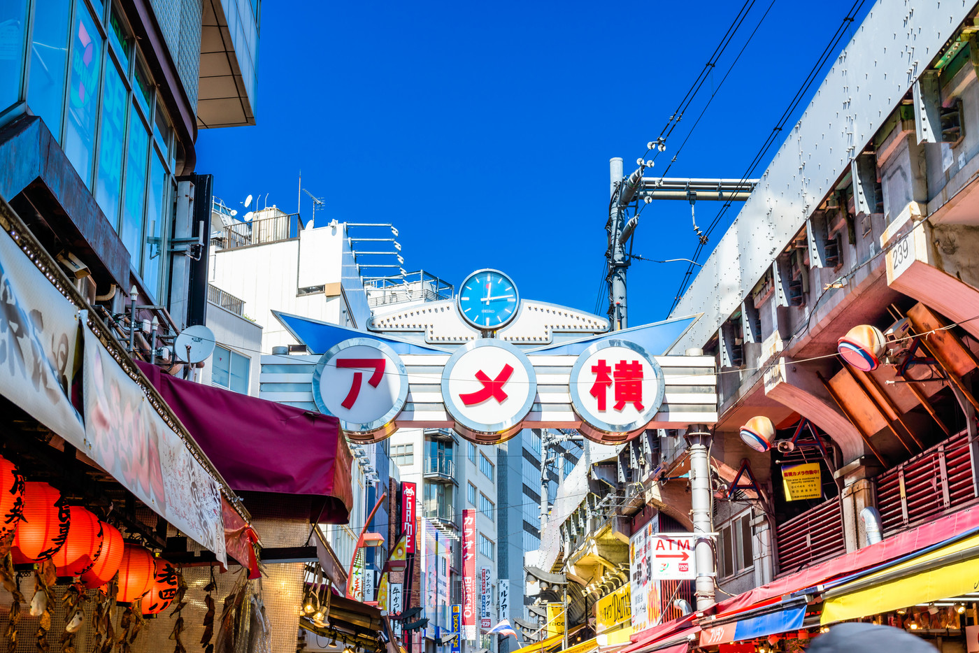 東京 アメ横の風景