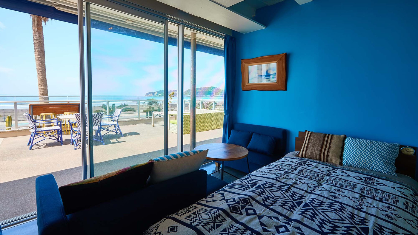 材木座海岸が目の前♪シーフロントの景色に癒される全4室の客室4007255