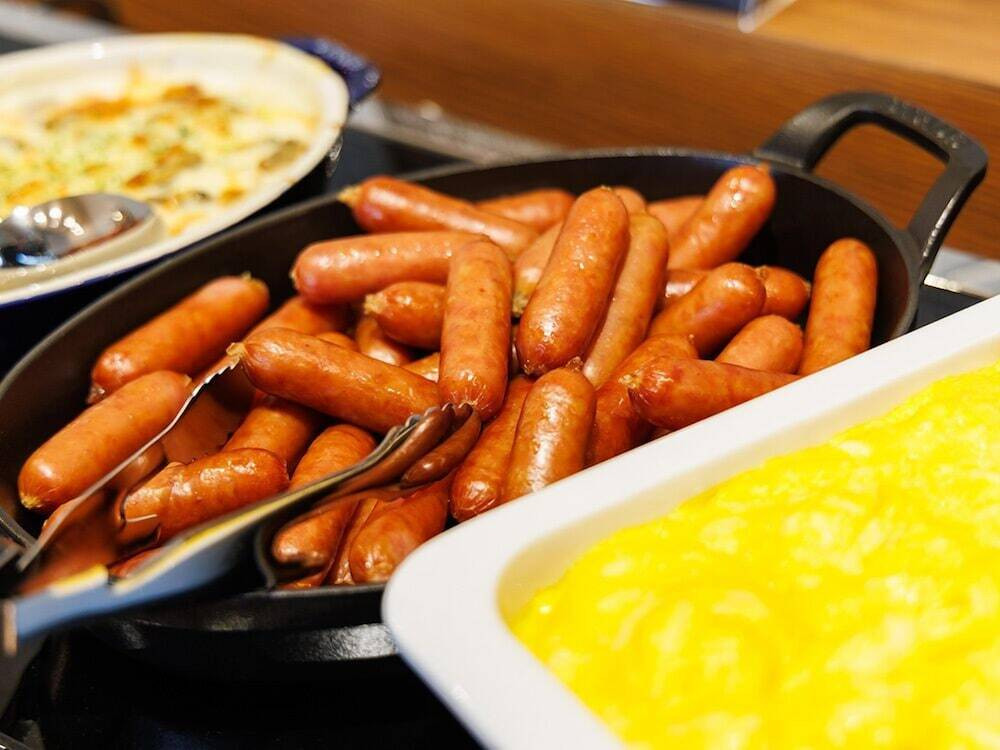 朝食ビュッフェ