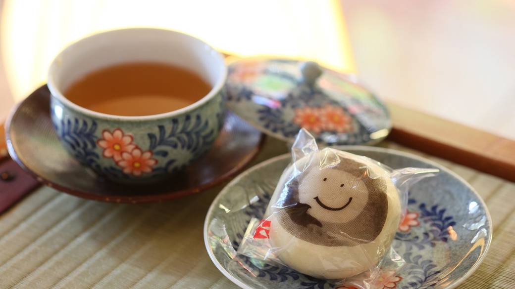 そば茶と温泉まんじゅう / 2