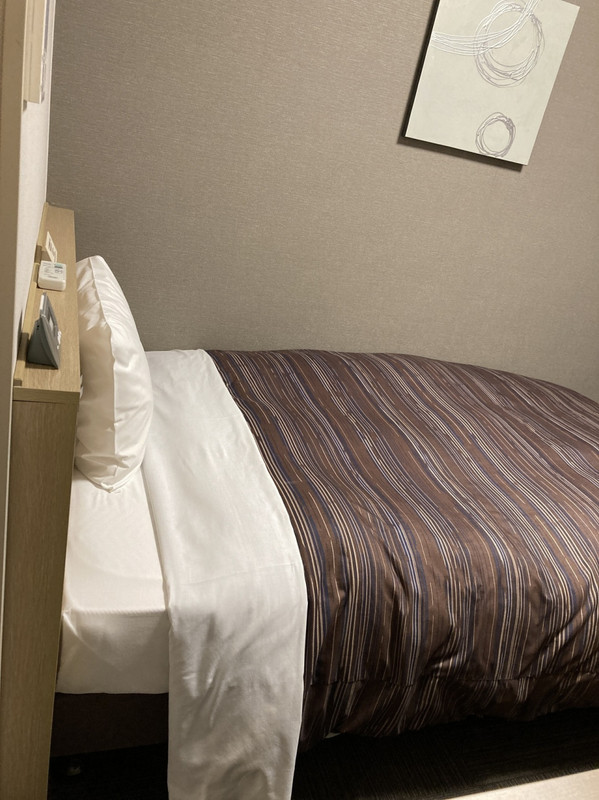 部屋は普通に狭いです