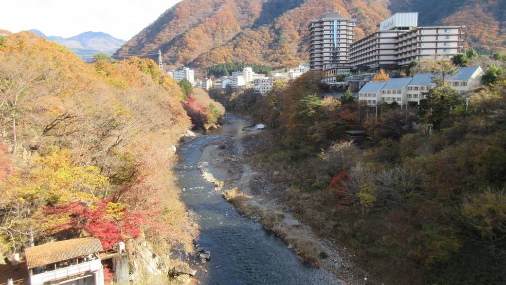 由緒ある温泉地
鬼怒川温泉に到着 / 3