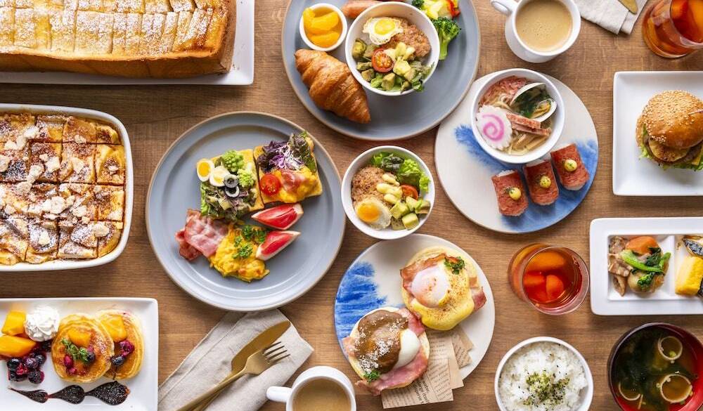 朝食ビュッフェ一例① / 1