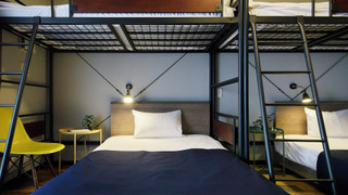 モデレートファミリーロフトベッドルーム