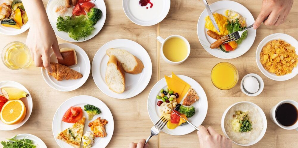 朝食ビュッフェ