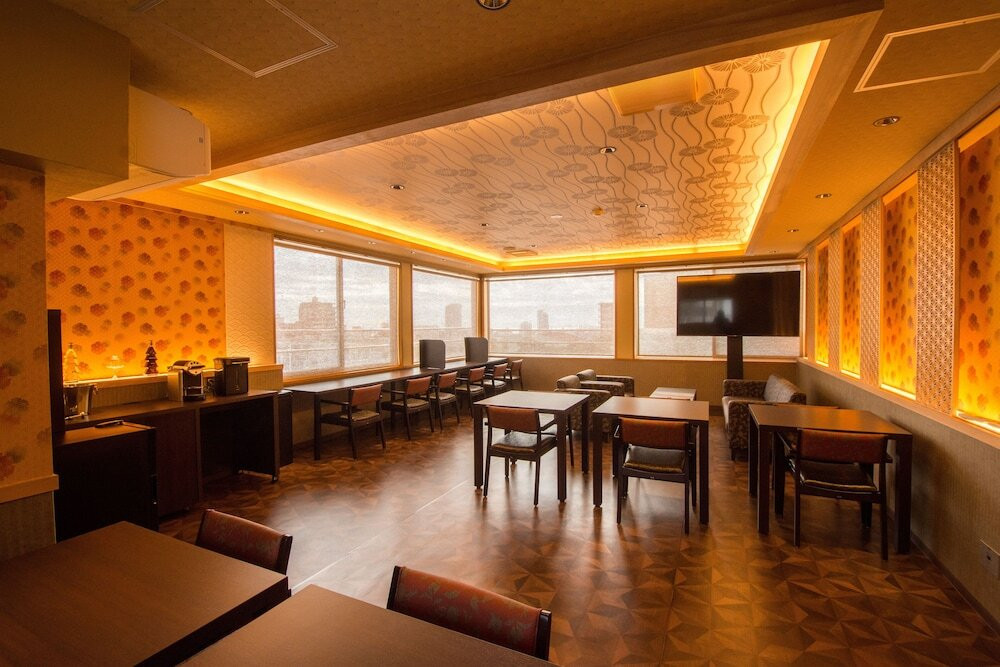 最上階のラウンジ