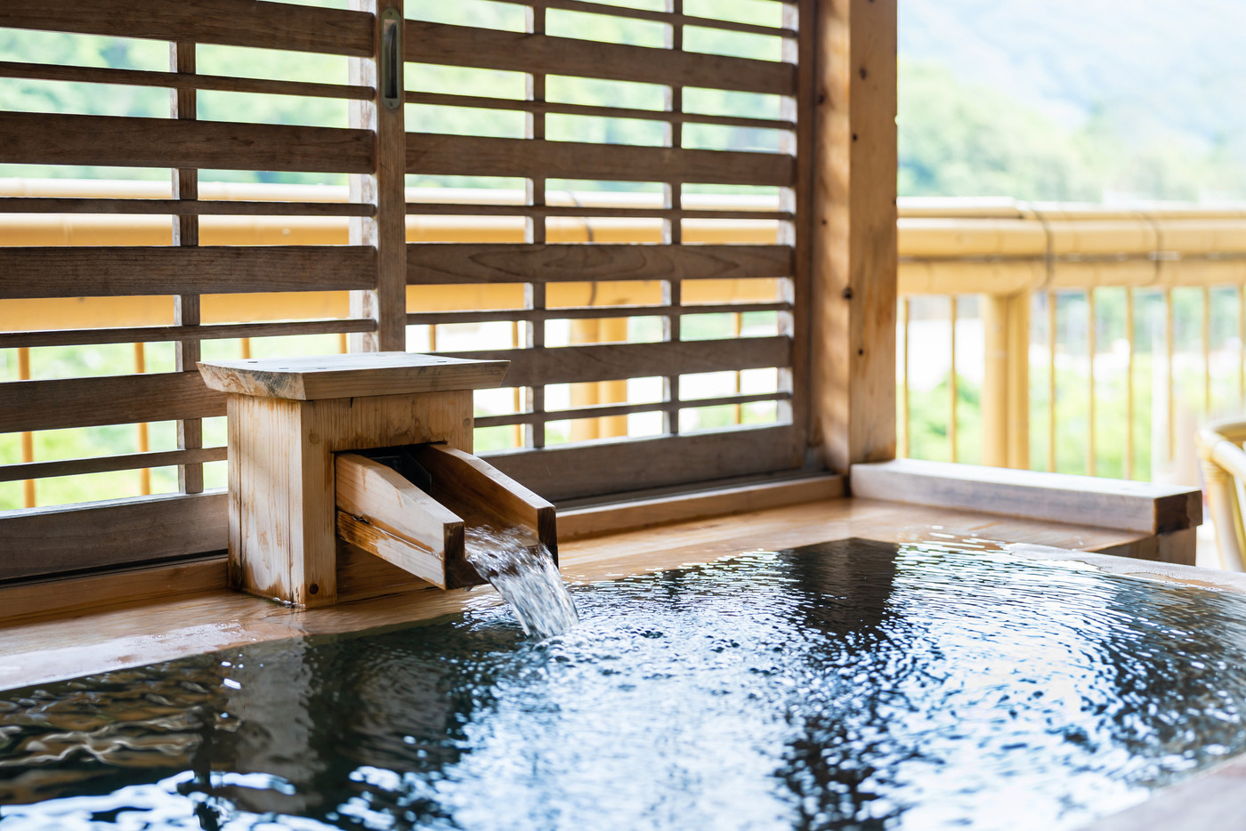 露天風呂　温泉