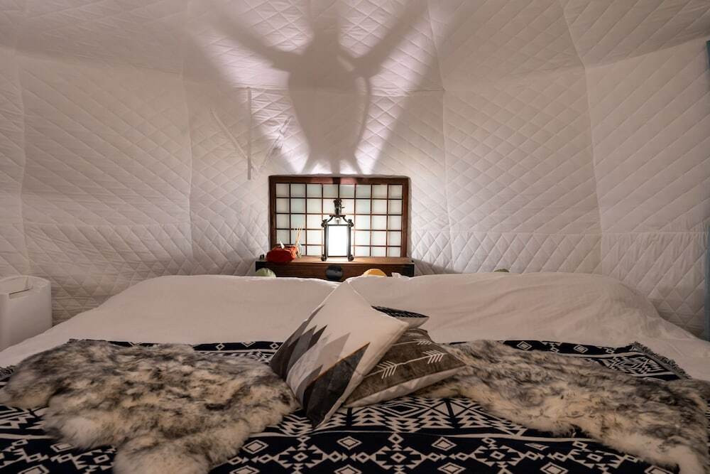 ドームテントの寝室例