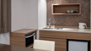 デラックスツイン(キッチン付)(ハウスキーピングは有料オプション)大人定員2名