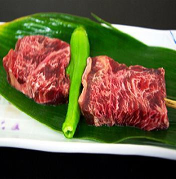 ◆ Beef skewers
