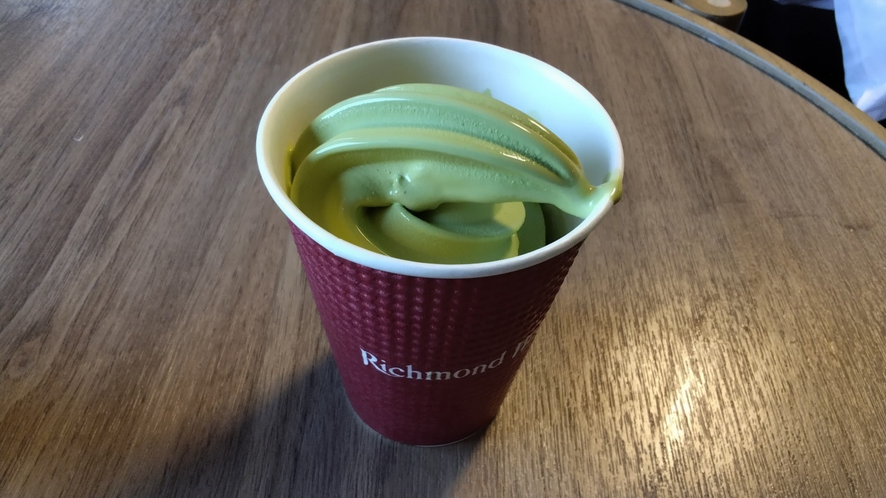 抹茶のソフトクリーム