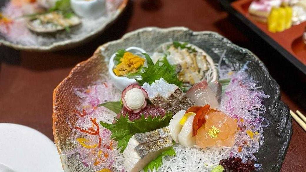 夕食 お造り一例 / 1