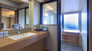 デラックス ツインルーム 露天風呂付 青峰