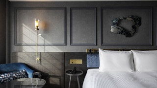 プリビレッジルーム：キングサイズベッド1台、シャワーブース、禁煙