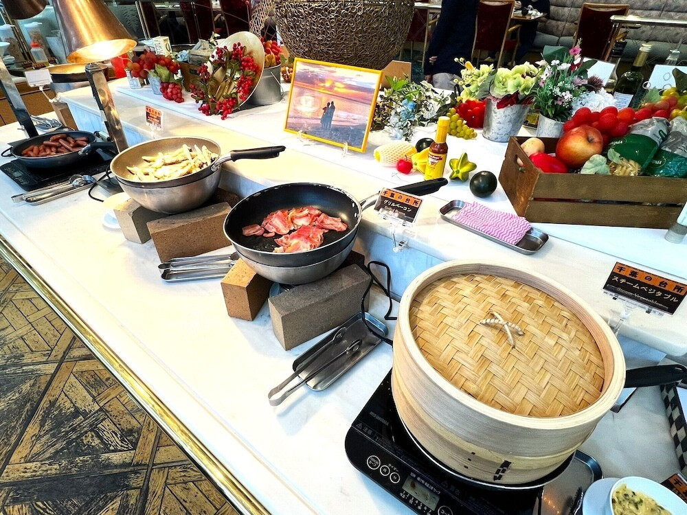 朝食ビュッフェ